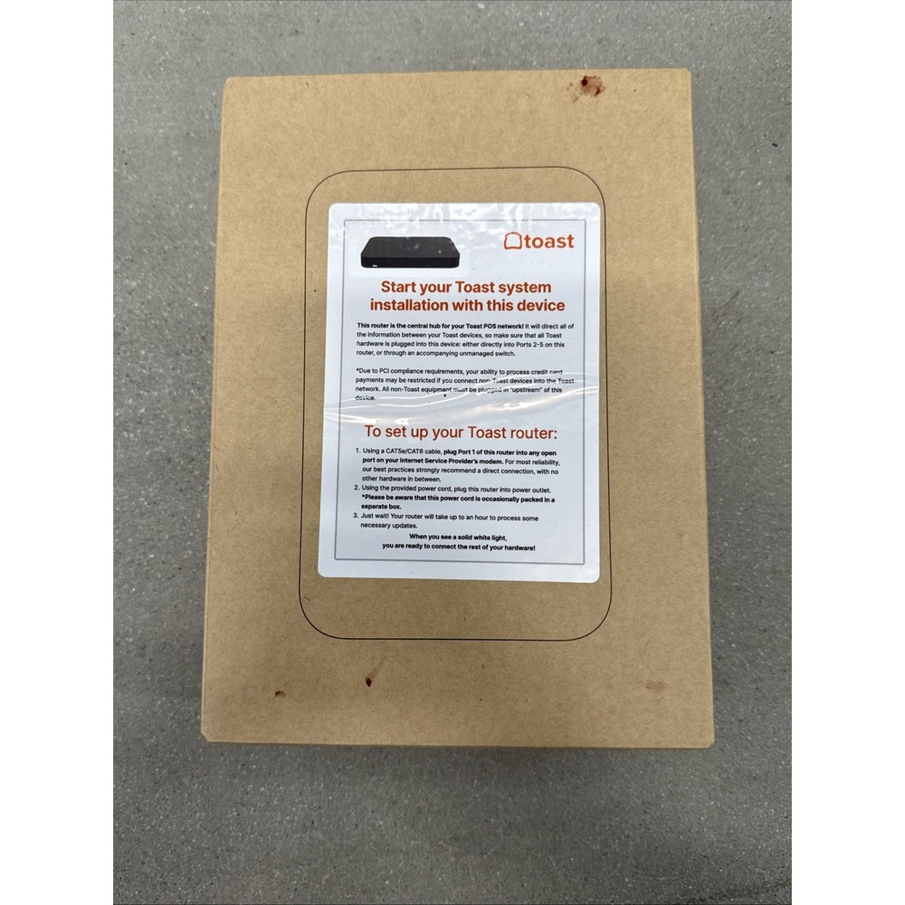 NEW Cisco Meraki Z3-HW VPN Firewall UNCLAIMED For TOAST Or Other POS Devices